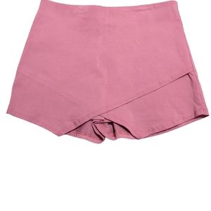 Blueblush skirt short side M color dark pink.